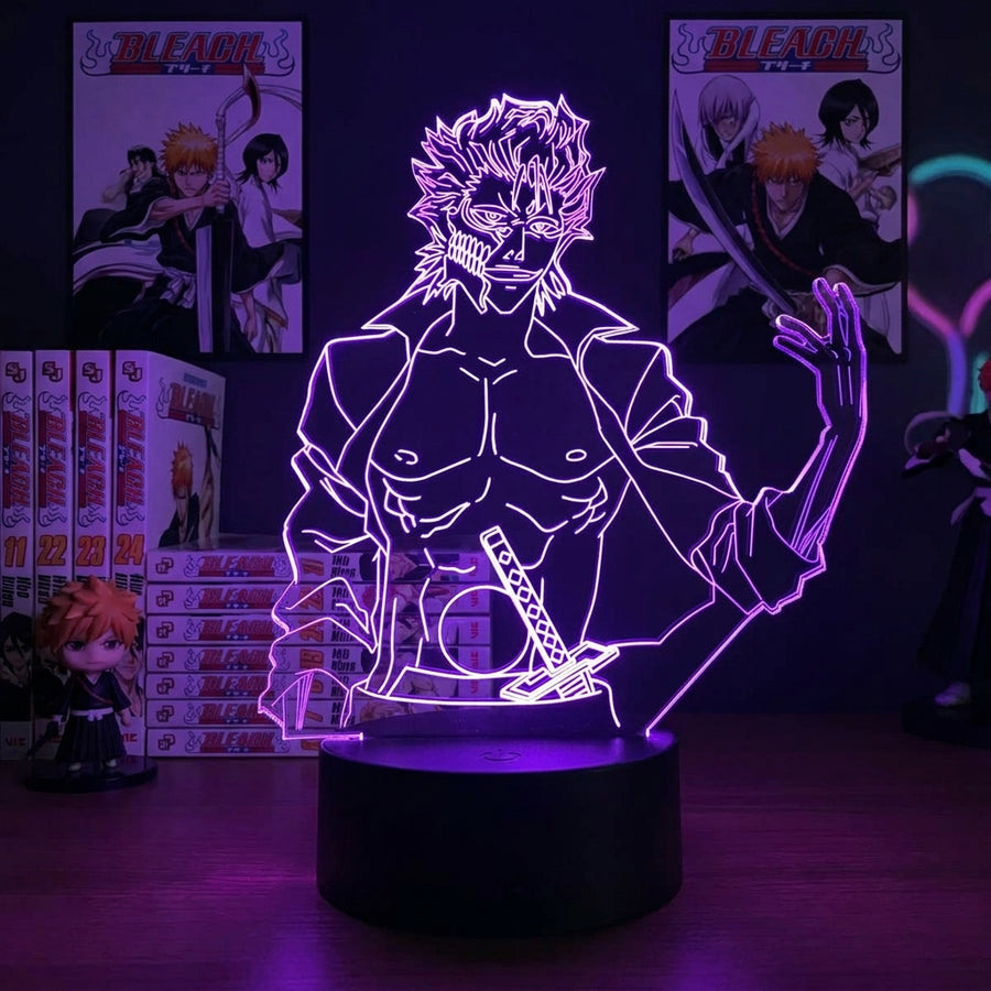 Lampe manga LED 3D Bleach – Grimmjow Jaegerjaquez | Mugen Shop