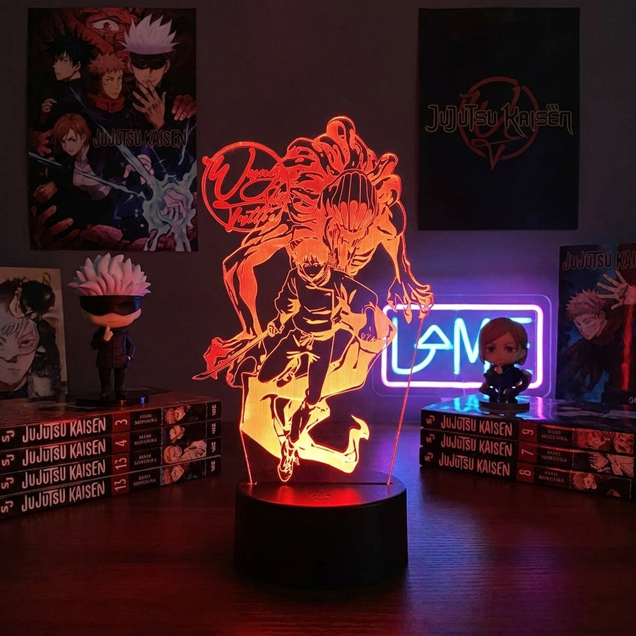 Lampe manga LED 3D Jujutsu Kaisen – Yuta & Rika | Mugen Shop