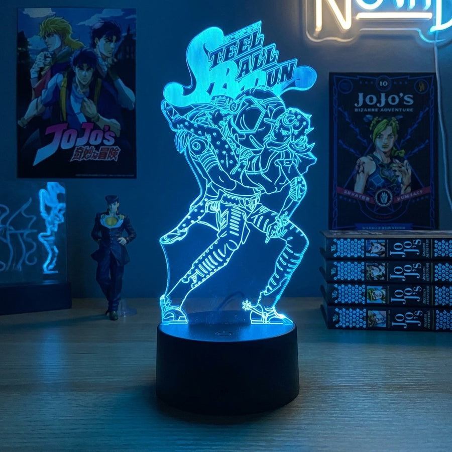 Lampe manga LED 3D JoJo's Bizarre Adventure – Johnny Joestar | Mugen Shop