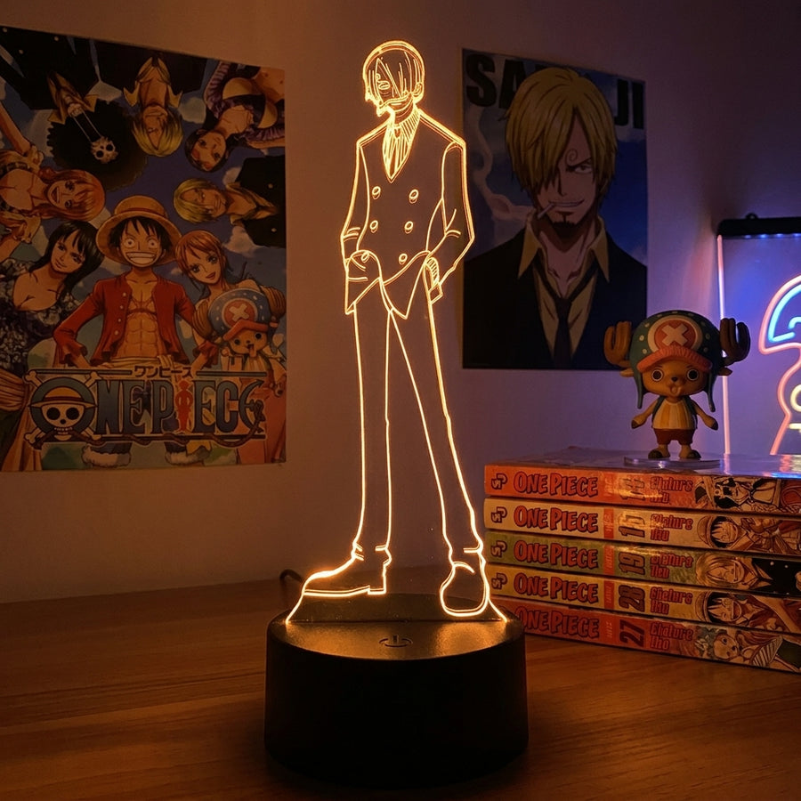 Lampe manga LED 3D One Piece – Sanji | Mugen Shop