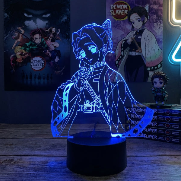 Lampe manga LED 3D Demon Slayer – Shinobu Kocho | Mugen Shop