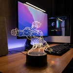 Lampe manga LED 3D JoJo's Bizarre Adventure – Jonathan Joestar | Mugen Shop