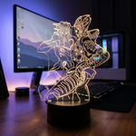 Lampe manga LED 3D JoJo's Bizarre Adventure – Giorno Giovanna & Gold Experience Requiem | Mugen Shop