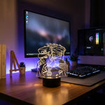 Lampe manga LED 3D JoJo's Bizarre Adventure – Jotaro Kujo & Star Platinum | Mugen Shop