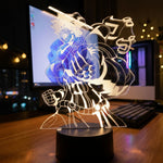 Lampe manga LED 3D JoJo's Bizarre Adventure – Star Platinum | Mugen Shop