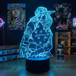Lampe manga LED 3D JoJo's Bizarre Adventure – Gyro Zeppeli | Mugen Shop