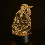 Lampe manga LED 3D JoJo's Bizarre Adventure – Gyro Zeppeli | Mugen Shop