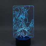 Lampe manga LED 3D JoJo's Bizarre Adventure – Dio Brando & The World | Mugen Shop