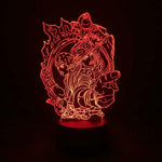 Lampe manga LED 3D JoJo's Bizarre Adventure – Johnny Joestar & Gyro Zeppeli | Mugen Shop