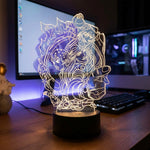 Lampe manga LED 3D JoJo's Bizarre Adventure – Johnny Joestar & Gyro Zeppeli | Mugen Shop