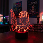 Lampe manga LED 3D JoJo's Bizarre Adventure – Guido Mista | Mugen Shop