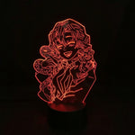 Lampe manga LED 3D Demon Slayer – Mitsuri Kanroji | Mugen Shop