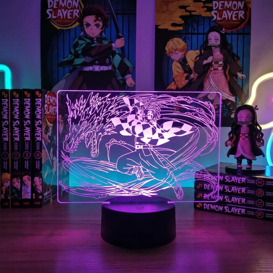 Lampe manga LED 3D Demon Slayer – Tanjiro Kamado | Mugen Shop