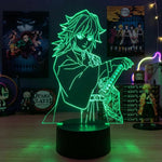 Lampe manga LED 3D Demon Slayer – Giyu Tomioka | Mugen Shop