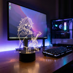 Lampe manga LED 3D Demon Slayer – Giyu Tomioka | Mugen Shop