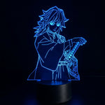 Lampe manga LED 3D Demon Slayer – Giyu Tomioka | Mugen Shop