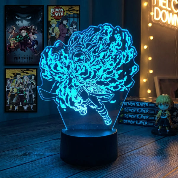 Lampe manga LED 3D Demon Slayer – Nezuko Kamado | Mugen Shop
