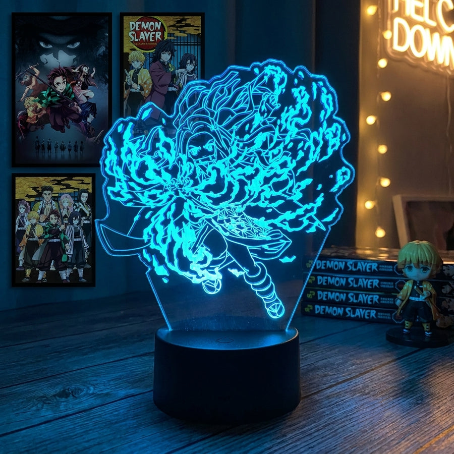 Lampe manga LED 3D Demon Slayer – Nezuko Kamado | Mugen Shop