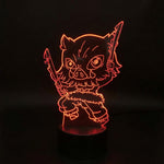 Lampe manga LED 3D Demon Slayer – Inosuke Hashibira | Mugen Shop