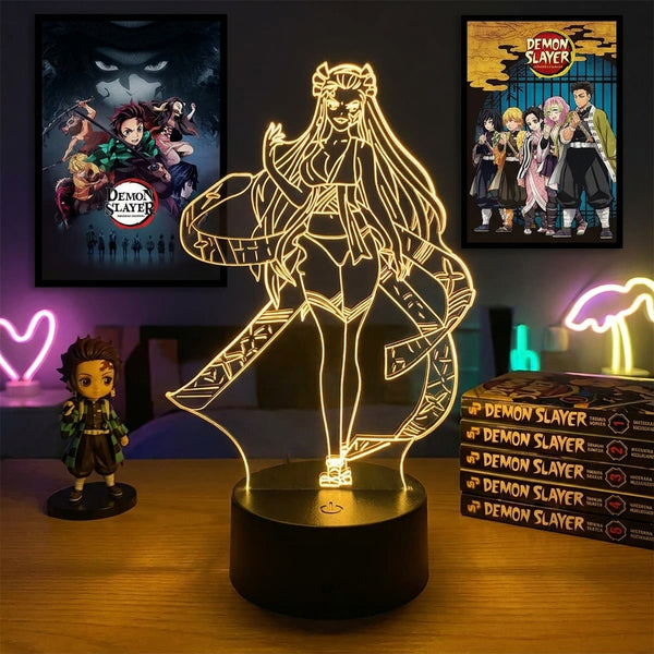 Lampe manga LED 3D Demon Slayer – Daki | Mugen Shop