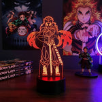 Lampe manga LED 3D Demon Slayer – Rengoku Kyojuro | Mugen Shop