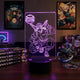 Lampe manga LED 3D Demon Slayer – Tengen Uzui