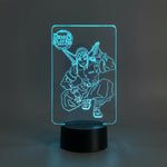 Lampe manga LED 3D Demon Slayer – Tengen Uzui | Mugen Shop