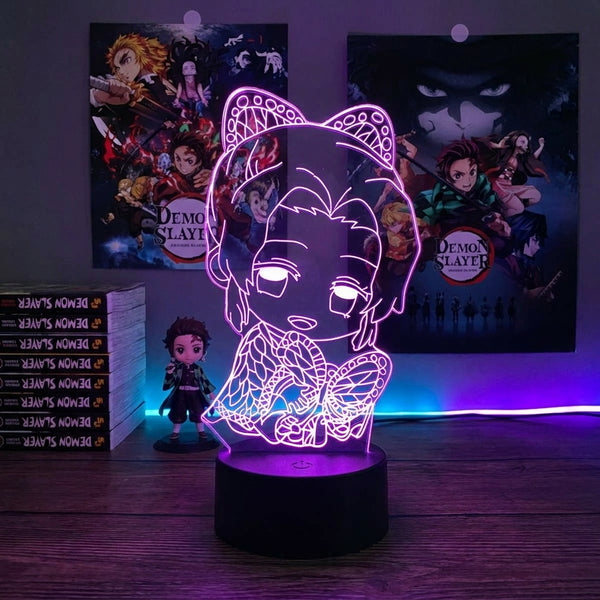 Lampe manga LED 3D Demon Slayer – Shinobu Kocho | Mugen Shop
