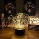 Lampe manga LED 3D Demon Slayer – Tanjiro & Nezuko & Zenitsu & Inosuke
