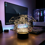 Lampe manga LED 3D Demon Slayer – Tanjiro & Nezuko & Zenitsu & Inosuke | Mugen Shop