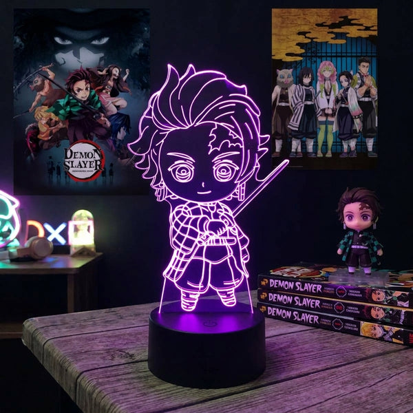 Lampe manga LED 3D Demon Slayer – Tanjiro Kamado | Mugen Shop