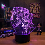 Lampe manga LED 3D JoJo's Bizarre Adventure – Yoshikage Kira & Killer Queen | Mugen Shop