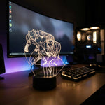 Lampe manga LED 3D JoJo's Bizarre Adventure – Yoshikage Kira & Killer Queen | Mugen Shop
