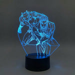 Lampe manga LED 3D JoJo's Bizarre Adventure – Yoshikage Kira & Killer Queen | Mugen Shop