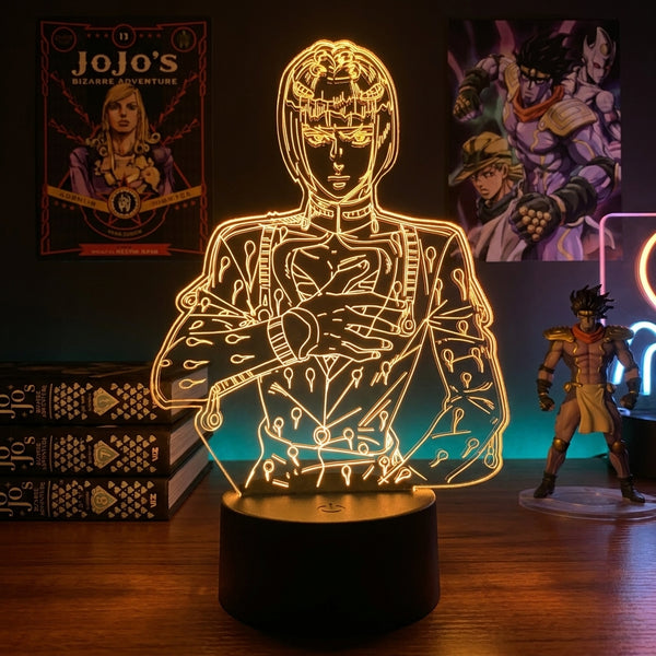 Lampe manga LED 3D JoJo's Bizarre Adventure – Bruno Bucciarati | Mugen Shop