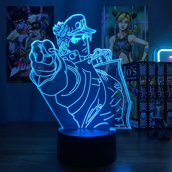 Lampe manga LED 3D JoJo's Bizarre Adventure – Jotaro Kujo | Mugen Shop