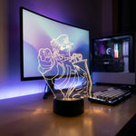 Lampe manga LED 3D JoJo's Bizarre Adventure – Jotaro Kujo | Mugen Shop