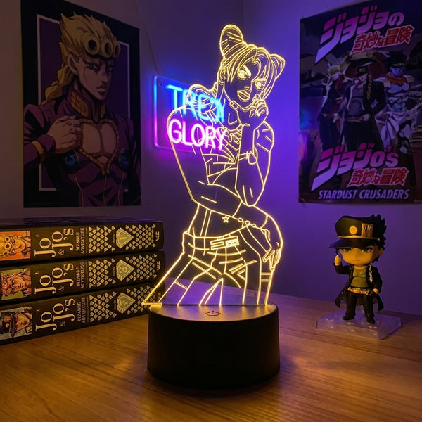 Lampe manga LED 3D JoJo's Bizarre Adventure – Jolyne Cujoh | Mugen Shop