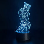 Lampe manga LED 3D JoJo's Bizarre Adventure – Jolyne Cujoh | Mugen Shop