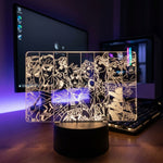 Lampe manga LED 3D Tous les JoJo | Mugen Shop