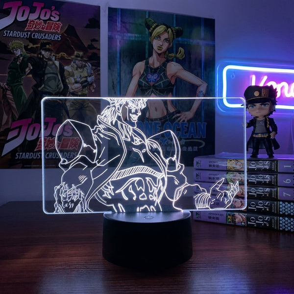 Lampe manga LED 3D JoJo's Bizarre Adventure – Dio Brando | Mugen Shop