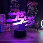 Lampe manga LED 3D JoJo's Bizarre Adventure – Yare Yare Daze | Mugen Shop