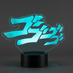 Lampe manga LED 3D JoJo's Bizarre Adventure – Yare Yare Daze | Mugen Shop