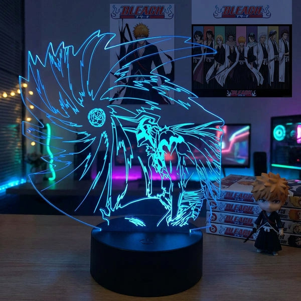 Lampe manga LED 3D Bleach – Ichigo | Mugen Shop