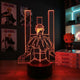 Lampe manga LED 3D Bleach – Aizen Sosuke