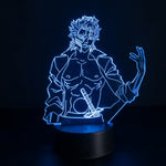 Lampe manga LED 3D Bleach – Grimmjow Jaegerjaquez | Mugen Shop