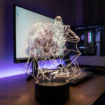 Lampe manga LED 3D JoJo's Bizarre Adventure – Kakyoin | Mugen Shop