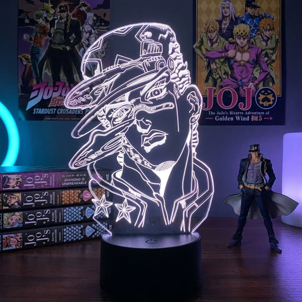 Lampe manga LED 3D JoJo's Bizarre Adventure – Jotaro Kujo | Mugen Shop