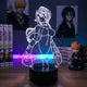 Lampe manga LED 3D Bleach – Yoruichi