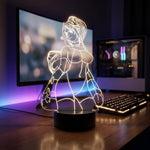 Lampe manga LED 3D Bleach – Yoruichi | Mugen Shop
